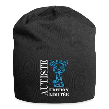 sensibilisation à l'autisme autiste - Bonnet en jersey - noir - Devant