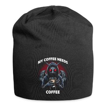 My Coffee Needs Coffee - Jersey Beanie - black - Front