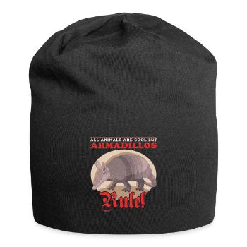 Armadillo Nine-Banded Armadillo Gift - Jersey Beanie - black - Front