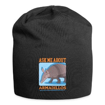 Tatou drôle neuf-cravate tatou cadeau - Bonnet en jersey - noir - Devant