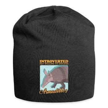 Armadillos Nine-Banded Armadillo Gift - Jersey Beanie - black - Front