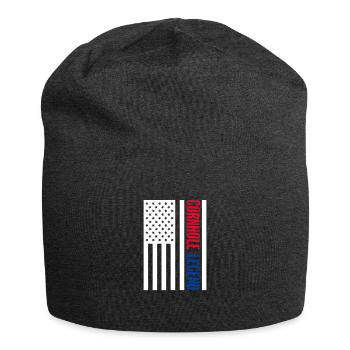 Cornhole Beanbag Sackloch Geschenk - Jersey-Beanie - Anthrazit - Vorne
