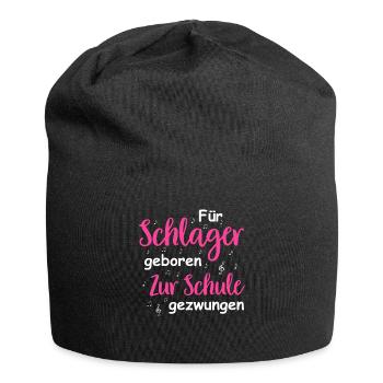 Schlager Tshirt Women's Schlager Party Costume Party - Jersey Beanie - black - Front