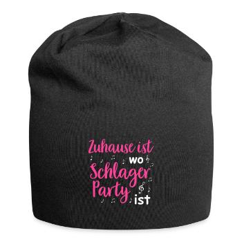 Schlager Tshirt Women's Schlager Party Costume Party - Jersey Beanie - black - Front