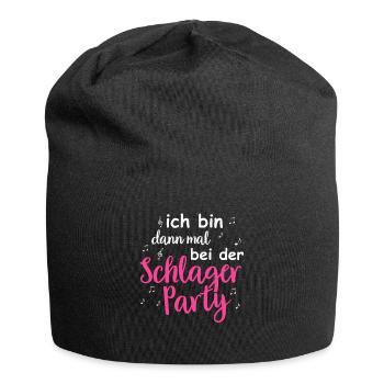 Schlager Tshirt Women's Schlager Party Costume Party - Jersey Beanie - black - Front