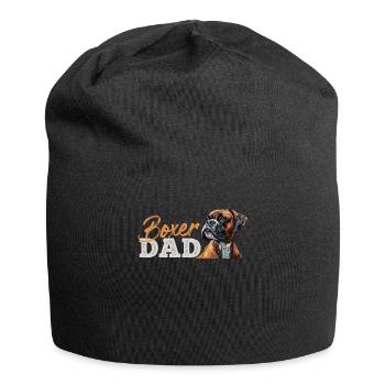 BOXER DAD Deutscher Boxer Hundepapa Boxer - Jersey-Beanie - Schwarz - Vorne