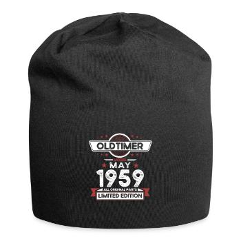 65. Geburtstag Mann Oldtimer Mai Jahrgang 1959 - Jersey-Beanie - Schwarz - Vorne