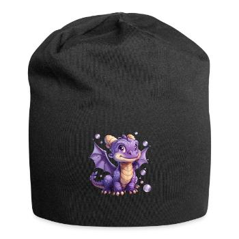 Dragon Kawaii Dragon Kids - Jersey Beanie - black - Front