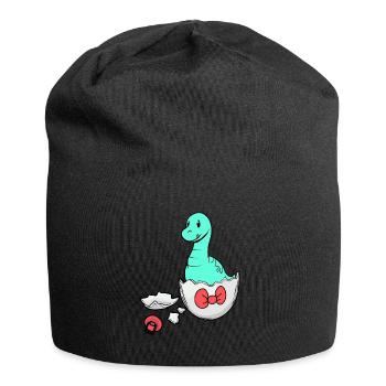 Dino Baby Naissance Coquille d’oeuf de grossesse - Bonnet en jersey - noir - Devant
