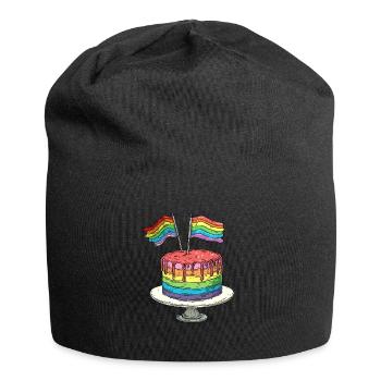 Birthday Birthgay Birth-gay Lgbt Gay - Jersey Beanie - black - Front