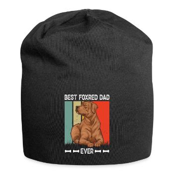 Fuchsroter Labrador Retriever Fox Red Labrador - Jersey-Beanie - Schwarz - Vorne