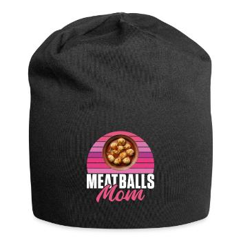 Cadeaux pour les amateurs de boulettes de viande - Bonnet en jersey - noir - Devant