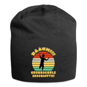 Bäähm Grundschule ist Geschafft Schulkinder Schule - Jersey-Beanie - Schwarz - Vorne