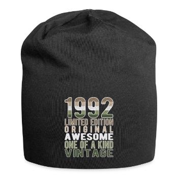 Edition Limitée Depuis 1992 Anniversaire Millésime 1992 - Bonnet en jersey - noir - Devant