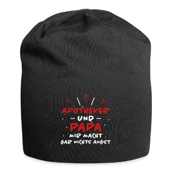 Apotheker Spruch Beruf Lustiges Apotheker Geschenk - Jersey-Beanie - Schwarz - Vorne