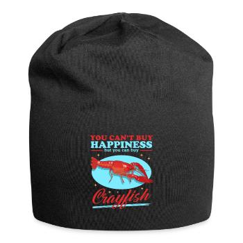 Crayfish Noble Crayfish Seafood Gift - Jersey Beanie - black - Front
