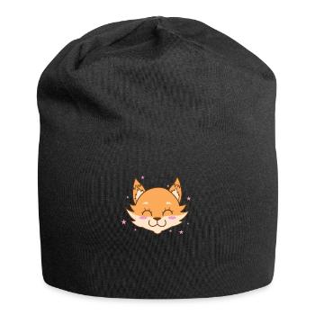 Wildnis Rotfuchs - Jersey-Beanie - Schwarz - Vorne