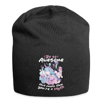 Funny Narwhal Jellyfish Animal Be So Awesome - Jersey Beanie - black - Front