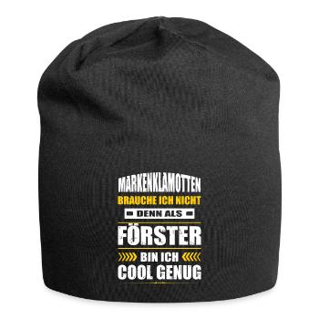 Markenklamotten Brauche Ich Nicht Förster Forstwir - Jersey-Beanie - Schwarz - Vorne