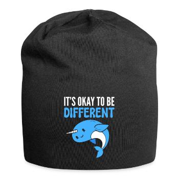 It's Okay To Be Different Aquarianer - Jersey-Beanie - Schwarz - Vorne