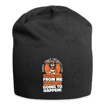 Brittany Spaniel - Jersey Beanie - black - Front