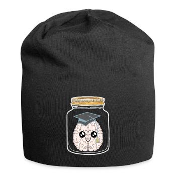 Inteligenz Mason Jar Students a étudié Geek - Bonnet en jersey - noir - Devant