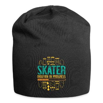 Conception de planche à roulettes pour skateboarder - Bonnet en jersey - noir - Devant
