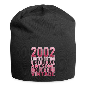 Limited Edition Since 2002 Birthday Vintage 2002 - Jersey Beanie - black - Front