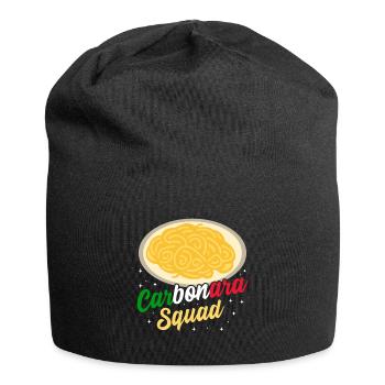 Italien Carbonara Pasta - Jersey-Beanie - Schwarz - Vorne