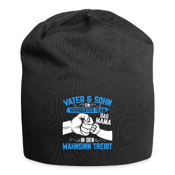 Father & Son Strong & Hilarious Together - Jersey Beanie - black - Front