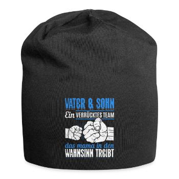 Father & Son Strong & Hilarious Together - Jersey Beanie - black - Front