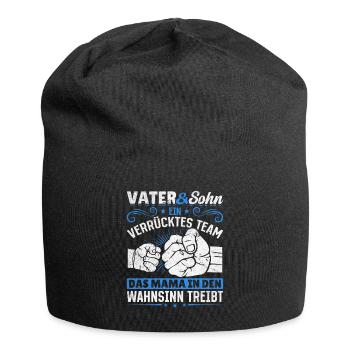 Father & Son Strong & Hilarious Together - Jersey Beanie - black - Front