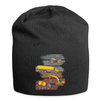 Bagger Lkw Traktor .... - Jersey-Beanie - Schwarz - Vorne
