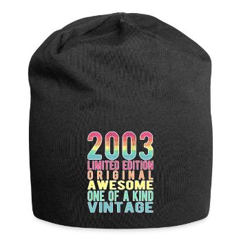 Limited Edition Since 2003 Birthday Vintage 2003 - Jersey Beanie - black - Front