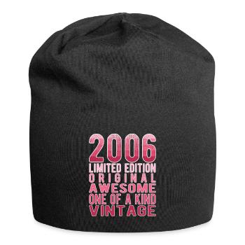 Edition limitée depuis 2006 Anniversaire Millésime 2006 - Bonnet en jersey - noir - Devant