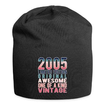 Edition limitée depuis 2005 Anniversaire Millésime 2005 - Bonnet en jersey - noir - Devant