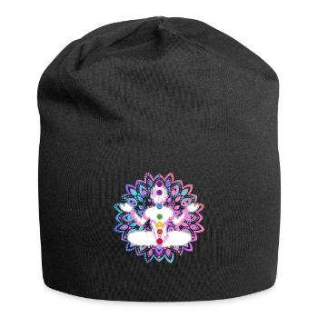 Chakra-Heilung Zen-Praktizierender - Jersey-Beanie - Schwarz - Vorne