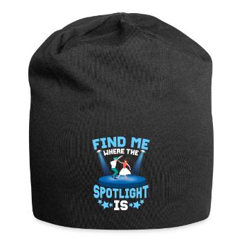 Find Me Where The Spotlight Is Musical Theater - Jersey Beanie - black - Front