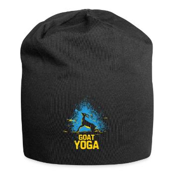Ziegen-yoga-meditation, Yoga-kurs, Yoga - Jersey-Beanie - Schwarz - Vorne