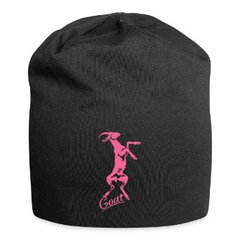 Goat yoga meditation, yoga class, yoga - Jersey Beanie - black - Front