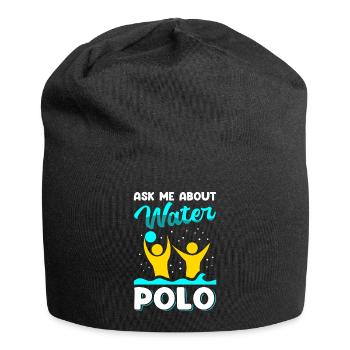 Wasserball Wasserballspieler Geschenk - Jersey-Beanie - Schwarz - Vorne