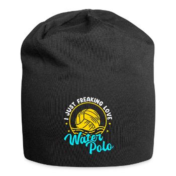Water polo water polo player gift - Jersey Beanie - black - Front