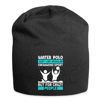 Water Polo Player Funny Water Polo Player Gifts - Jersey Beanie - black - Front