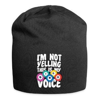 Bingo Player I'm Not Yelling This - Jersey Beanie - black - Front