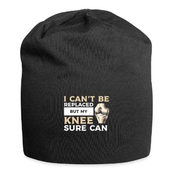 Bionic Knee Replacement Surgery Joint Recovery - Jersey Beanie - black - Front