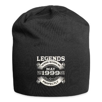 Anniversaire 1999 Mai 1999 Millésime 1999 Légende 99 - Bonnet en jersey - noir - Devant