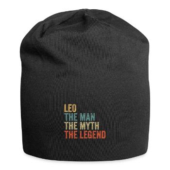 Leo the man the myth - Jersey Beanie - black - Front