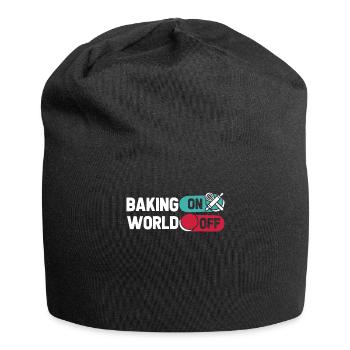 Baking Bakery Bakery Baking On World Off - Jersey Beanie - black - Front