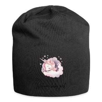 Welcome, Baby Girl - Jersey Beanie - black - Front
