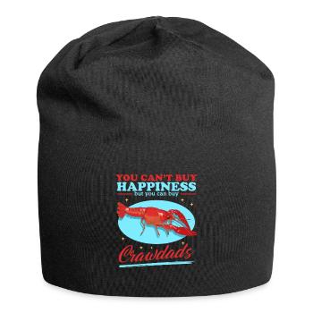 Flusskrebs Edelkrebs Meeresfrüchte Geschenk - Jersey-Beanie - Schwarz - Vorne